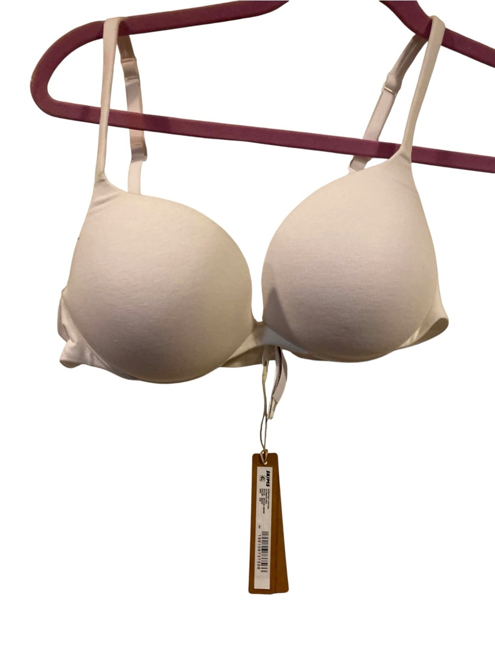 NWT Skims Everyday Cotton Ultimate Bra SNOW Size:34B - Picture 3 of 5
